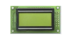 Fordata FC0802B00-RNNYBW-66SE FC LCD LED LCD Graphic Display, Green, Yellow on Yellow, Green, 2 x 8