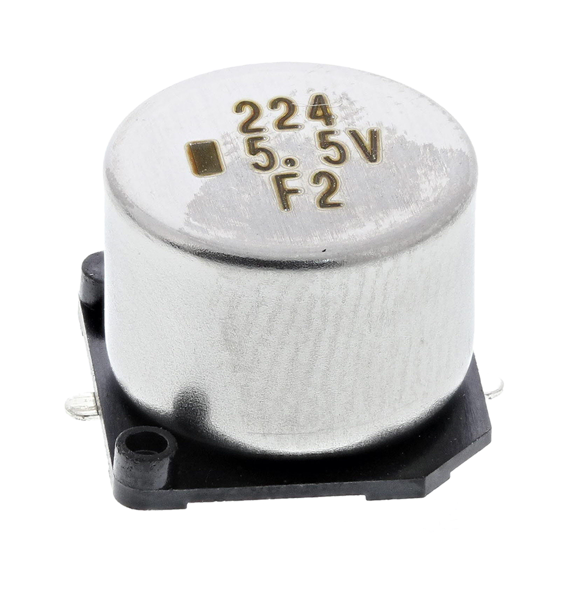 KEMET 0.22 F Supercapacitor -20 to 80 % Tolerance, Supercap FC 5.5V dc, Surface