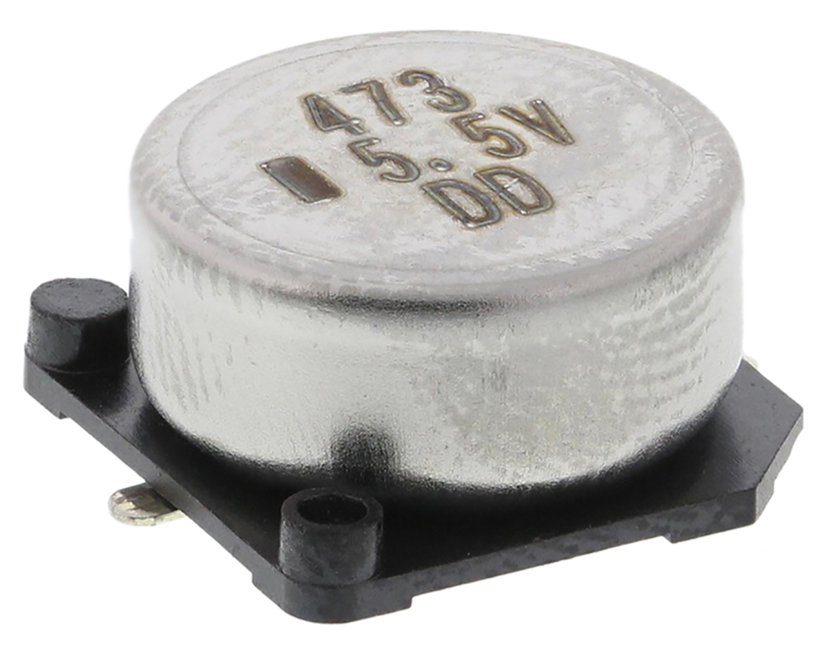 KEMET 47 mF Supercapacitor -20 to 80 % Tolerance, Supercap FC 5.5V dc, Surface Mount