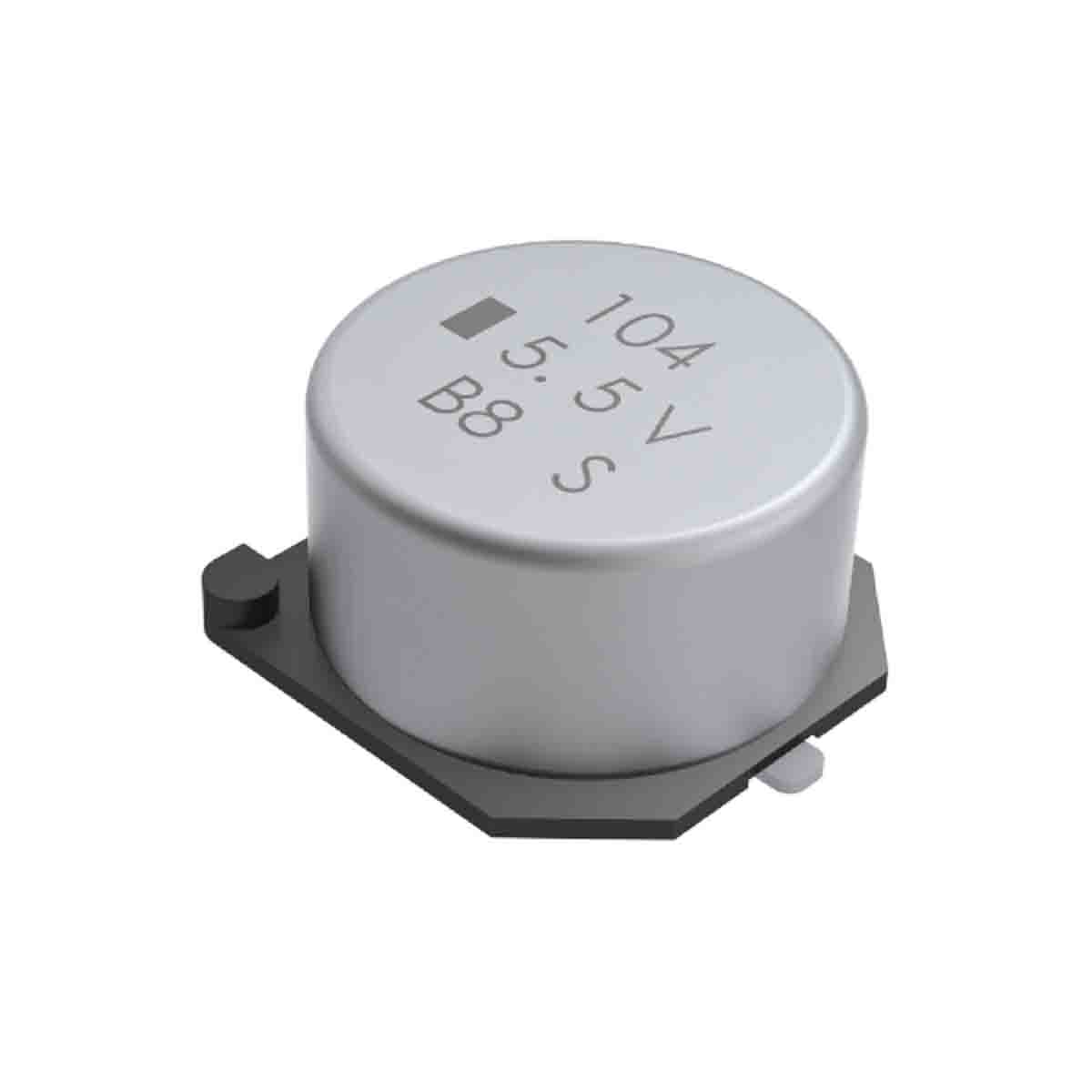 KEMET 0.1 F Supercapacitor -20 to 80 % Tolerance, FC 3.5V dc, Surface