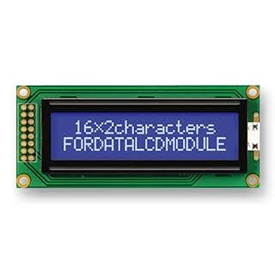 Fordata FC1602B04-NSWBBW-91SE FC1602B04 STN LCD LED LCD Display Module, White on Blue