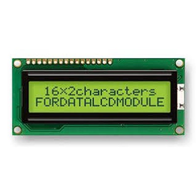 Fordata FC1602N01-FHYYBW-51SK FC1602N01 STN LCD LED LCD Display Module, Green, Yellow on Green, Yellow