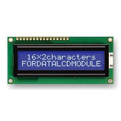 Fordata FC1602N04-NSWBBW-91SE FC1602N04 STN LCD LED LCD Display Module, White on Blue