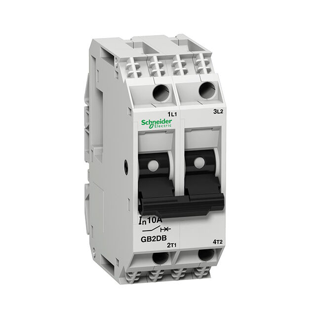 gb2db06 Schneider Electric 1A 2P Pole Thermal Magnetic Circuit Breaker, 277 V ac, 415 V ac GB2