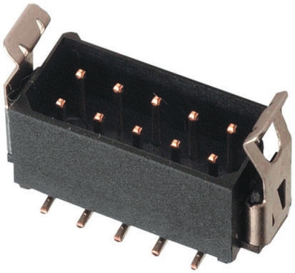 HARWIN Datamate L-Tek Series Right Angle Surface PCB Header, 12 Contact(s), 2 mm Pitch, 2 Row, Shrouded