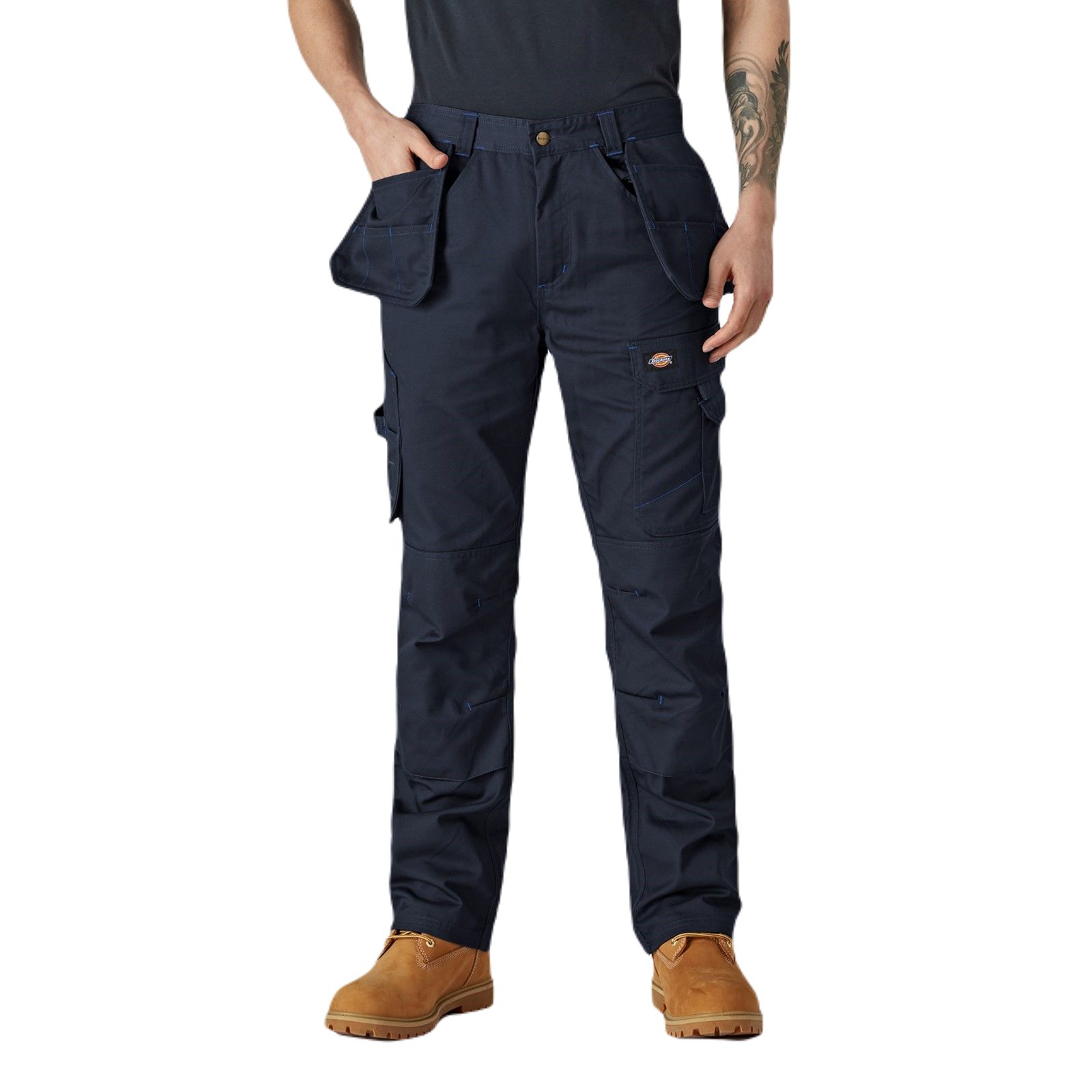 Dickies DK0A867V Men's Dark Navy Elastane, Cotton, Polyester, Size 42