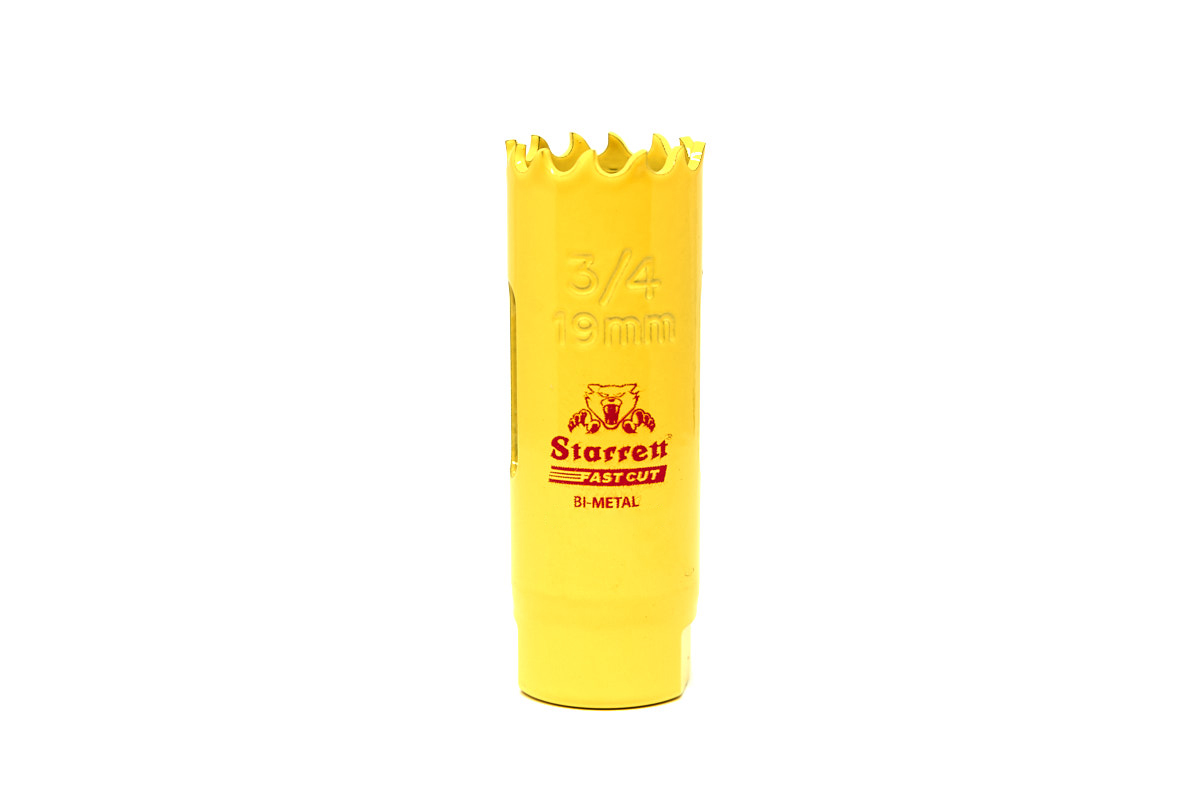 Starrett 19 mm Diameter HSS Drill Bit for Mild Steel Sheet, Stainless Steel, Metal