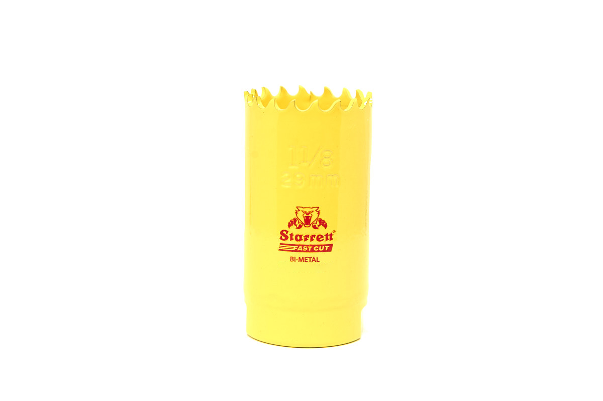 Starrett 29 mm Diameter HSS Drill Bit for Mild Steel Sheet, Stainless Steel, Metal