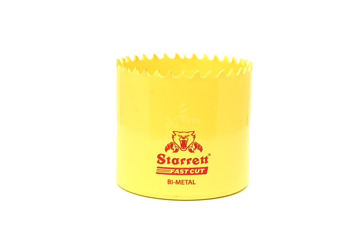 Starrett 51 mm Diameter HSS Drill Bit for Stainless Steel, Mild Steel Sheet, Metal