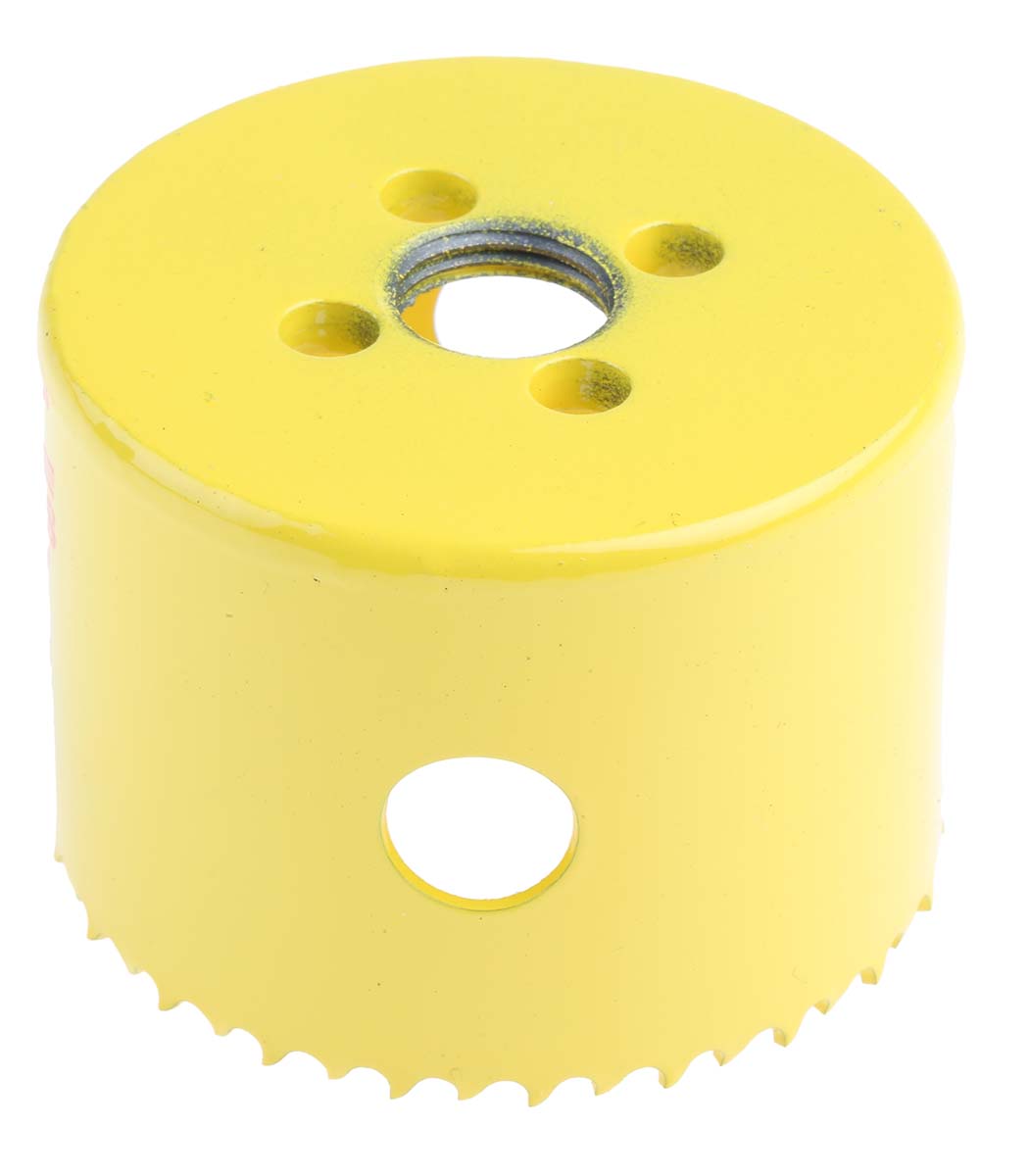 fch0212-g Starrett 64 mm Diameter HSS Drill Bit for Stainless Steel, Mild Steel, Plastic, Wood, Metal, Plaster