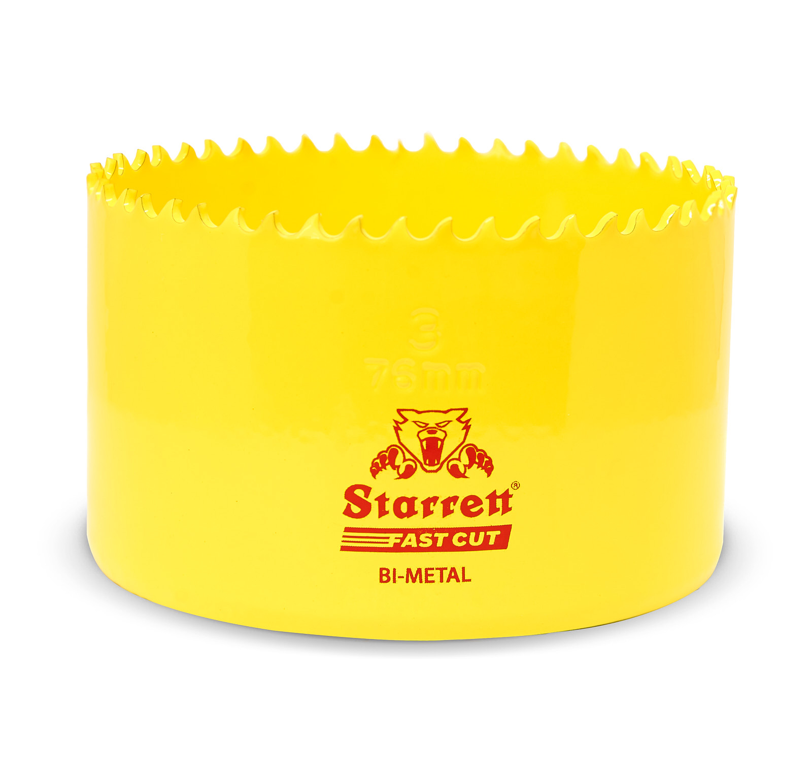 Starrett 76 mm Diameter HSS Drill Bit for Metal, Stainless Steel, Mild Steel Sheet