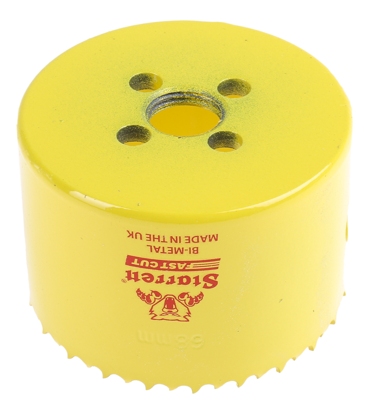 fch068m-g Starrett 68 mm Diameter HSS Drill Bit for Metal, Stainless Steel, Mild Steel, Plastic, Wood, Plaster