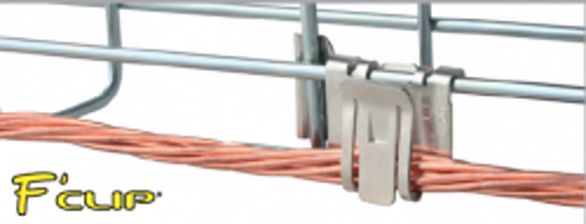 fclip6-10 MECATRACTION Cable Tray Accessory Stainless Steel Cable Tray Accessory