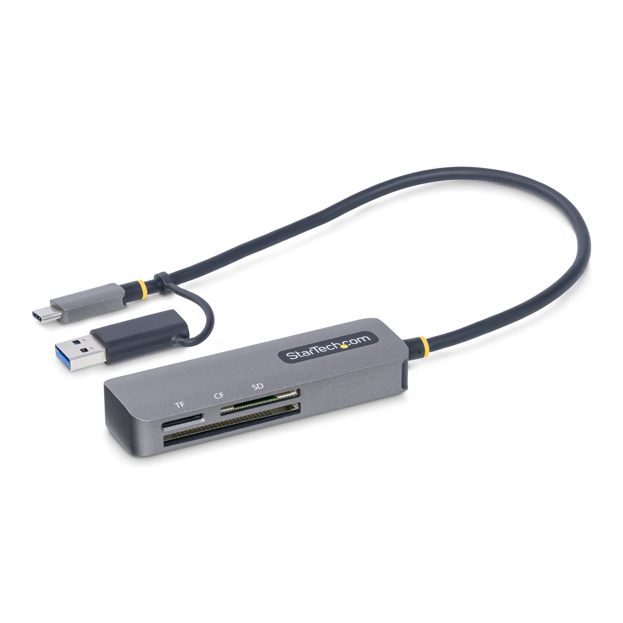 StarTech.com 3 Port Memory Card Reader USB 3.0 MicroSD, CF, SD