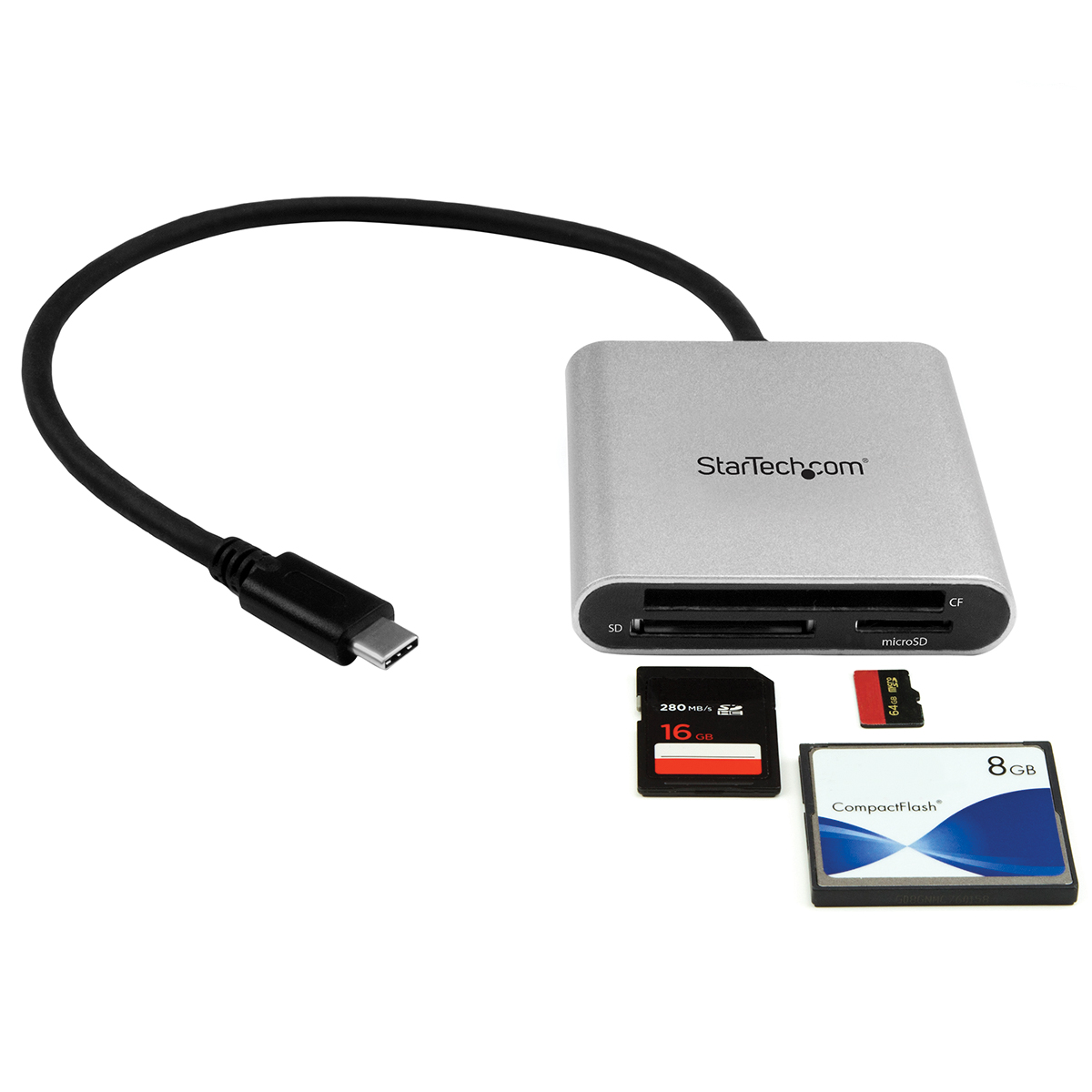 fcreadu3c StarTech.com 3 Port Multi-Card Reader USB 3.0 Compact Flash