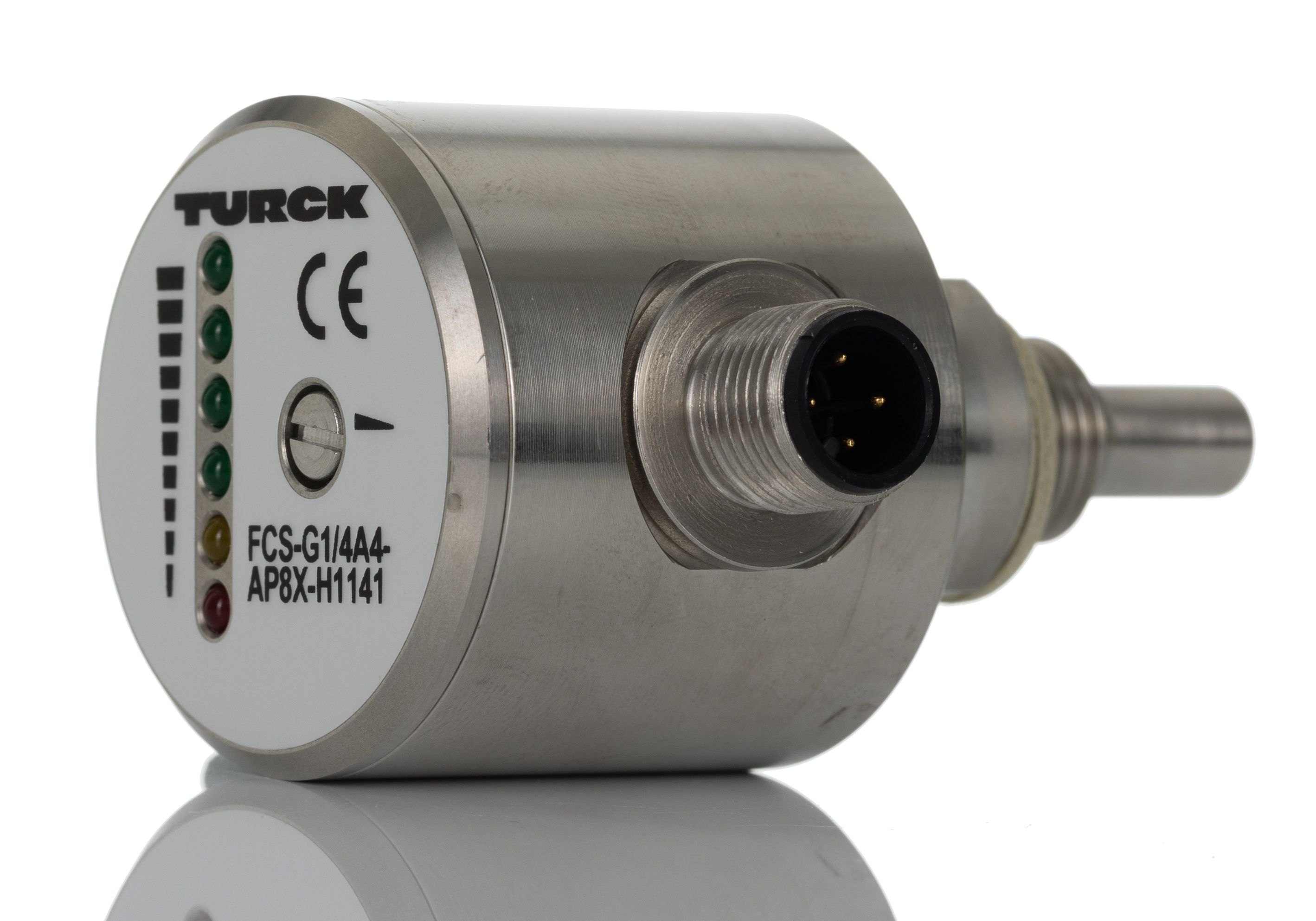 fcs-g14a4-ap8x-h1141 Turck, Compact Flow Controller, 300 cm³/s, PNP Output, 0.25 in Pipe 26 V dc