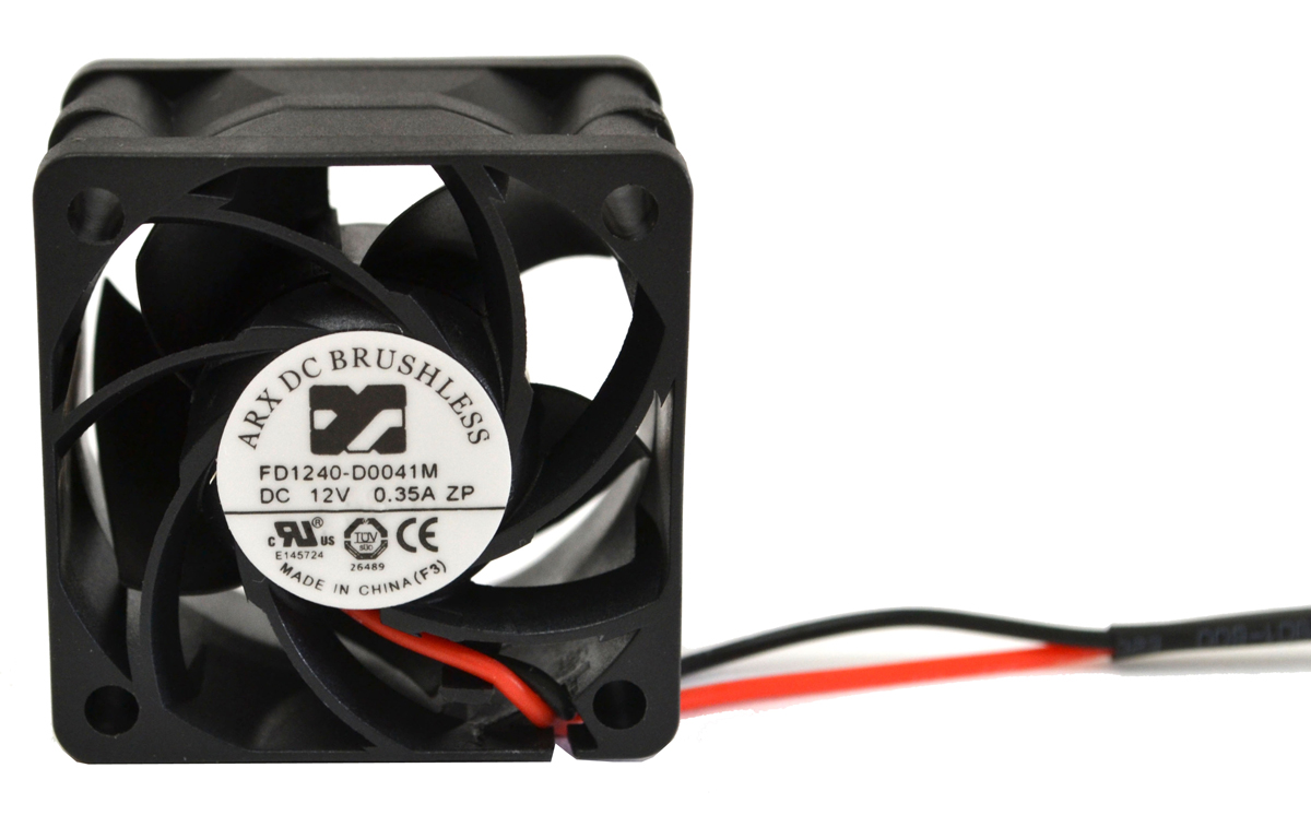 ARX CeraDyna Series Axial Fan, 12V dc, 28.3 m³/h, 3.72 W, 1.3 A Max 40 mm 28mm 28 mm