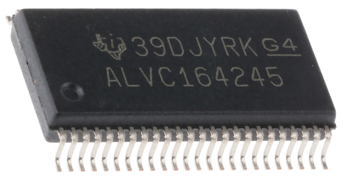 Texas Instruments SN74ALVC164245DL, Dual Bus Transceiver, 16-Bit Non-Inverting LVTTL, 48-Pin SSOP