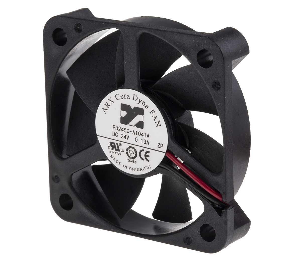 ARX CeraDyna Series Axial Fan, 24V dc, 15 m³/h, 2.88 W, 0.13 A Max, IP20 50 mm 50mm 10 mm