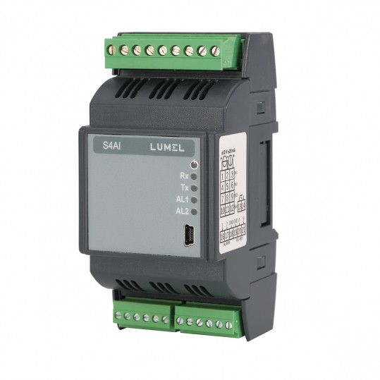 Sifam Tinsley S4AI Series I/O module for Use with RS-485 Modbus, 253 V Supply, Alarm Output, 4-Input, Analog Input
