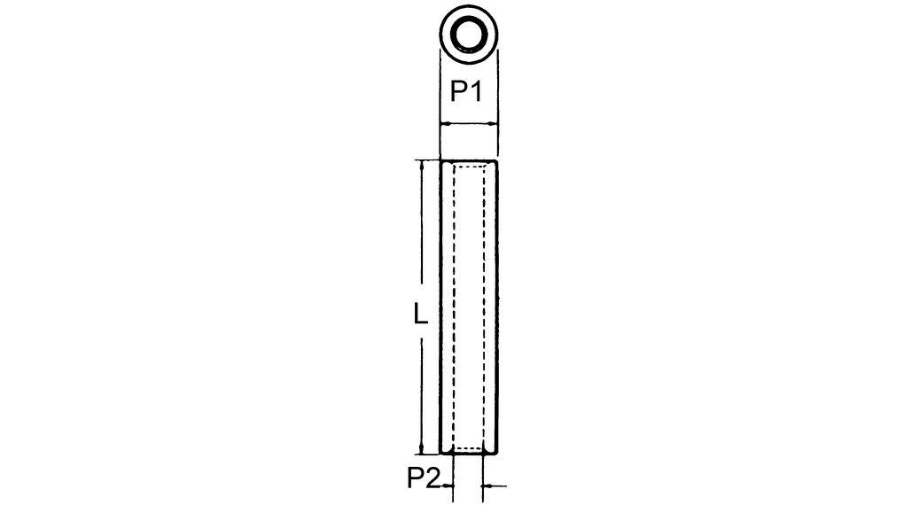 fd3060-22 S.A Bourqui Jean Round Polyamide Spacer FD3060-22 22 mm