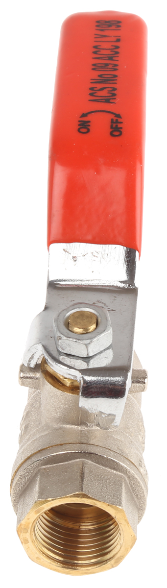 509003 Sferaco Brass Full Bore, 2 Way, Ball Valve, Threaded, BSPP 3/8in, 40bar Operating Pressure