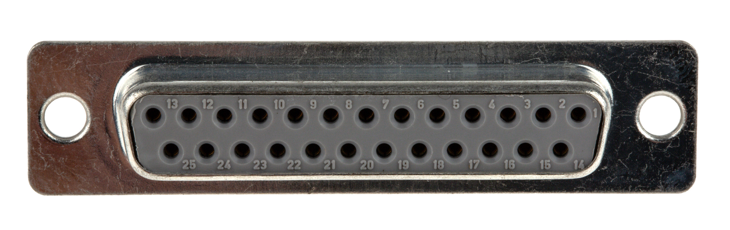 fdb-25s0l2t21 Cinch FD 25 Way Straight 2.76 mm Pitch Through Hole D-Sub Connector Female