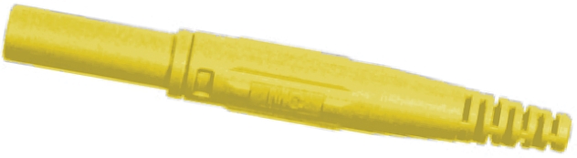 Staubli Yellow Female Banana Socket, 4 mm Connector, Screw Termination, 32A, 1000V, Nickel Plating