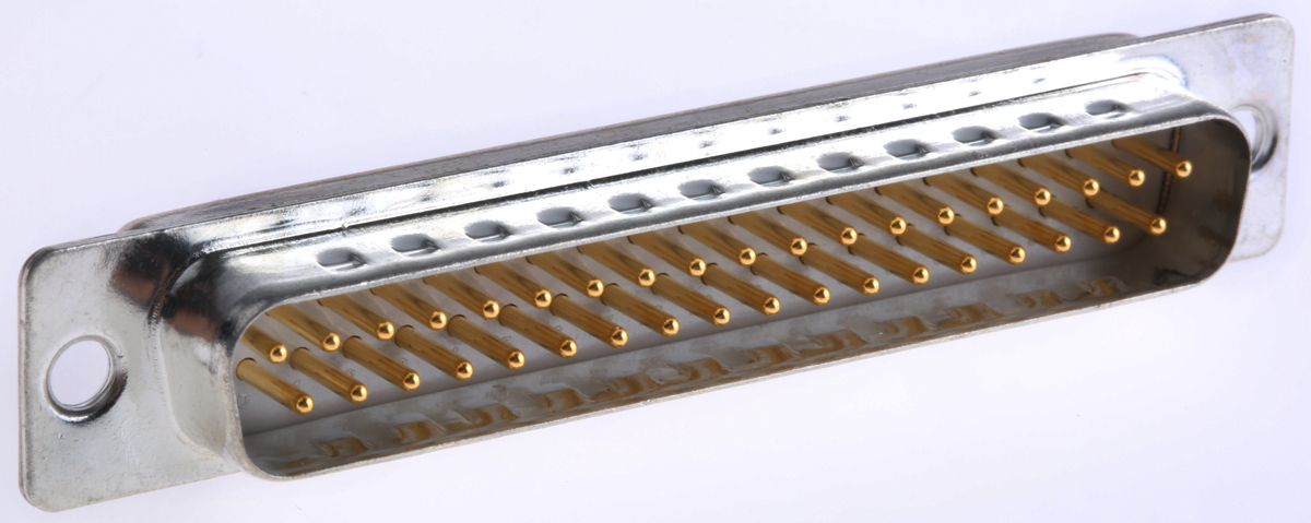 fdc-37pti21 Cinch FD 37 Way Straight 2.76 mm Pitch Panel Mount D-Sub Connector Male