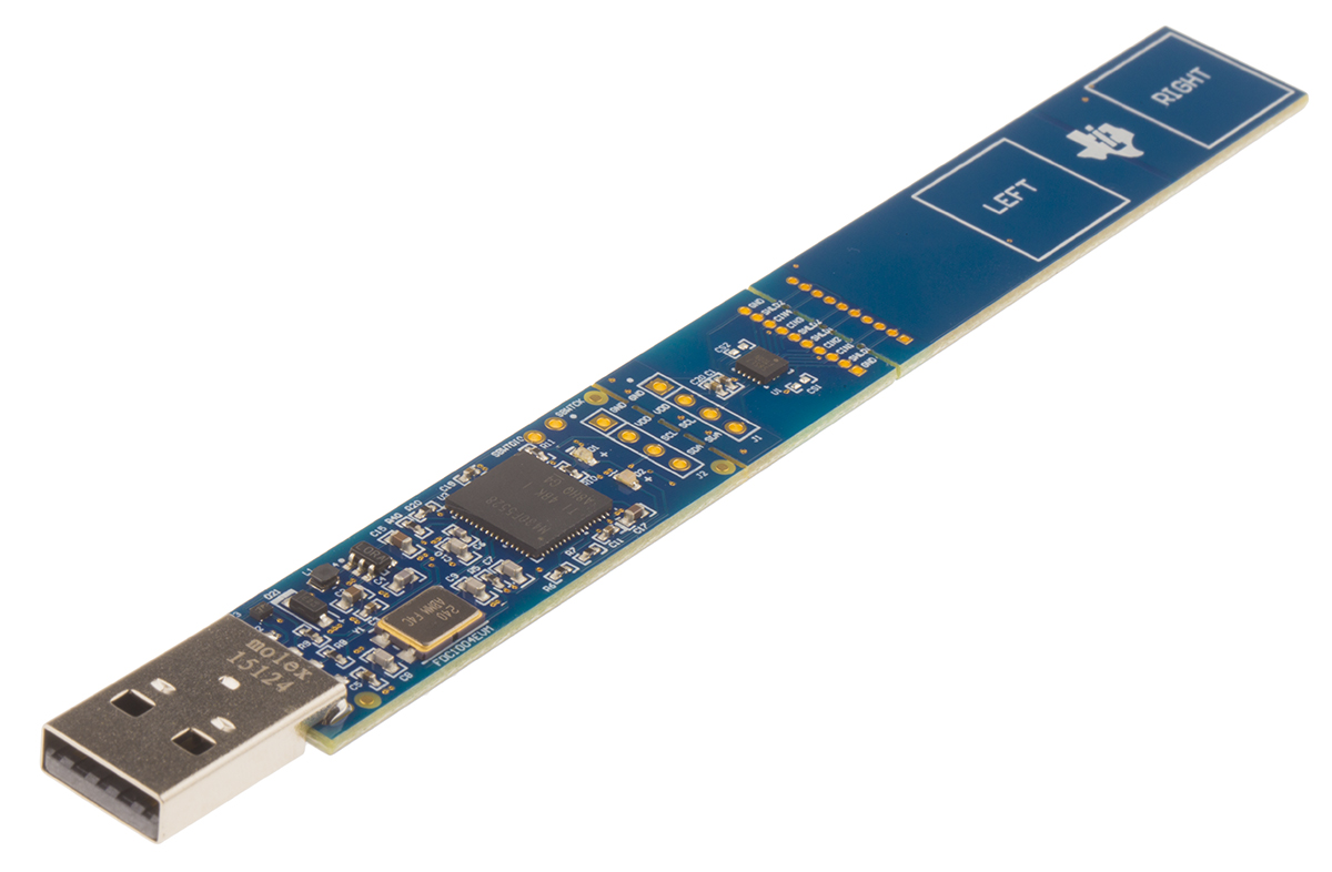 Texas Instruments 4 Channel USB Capacitive Touch Evaluation Module