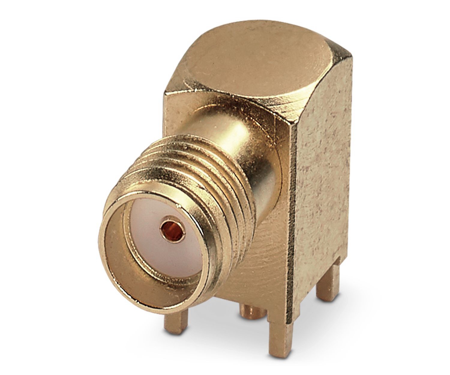 Phoenix Contact, Jack SMA Connector, Solder Termination, Right Angle Body