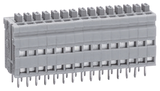 Sato Parts PCB Terminal Block, 2-Contact, 2.54mm Pitch, Through Hole Mount, 1-Row, Solder Termination