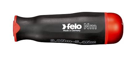 Felo Cover Wide Range of Application with Coloured Ring Torque Screwdriver, 3 To 5.4 Nm