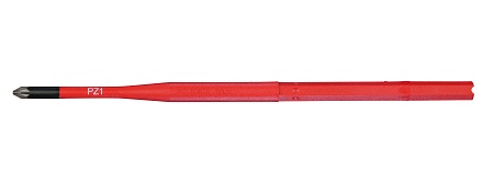 Felo Screwdriver Bit, PZ1 x 170 Tip, PZ1 x 170 Tip, Pozidriv Drive, 170 mm Overall