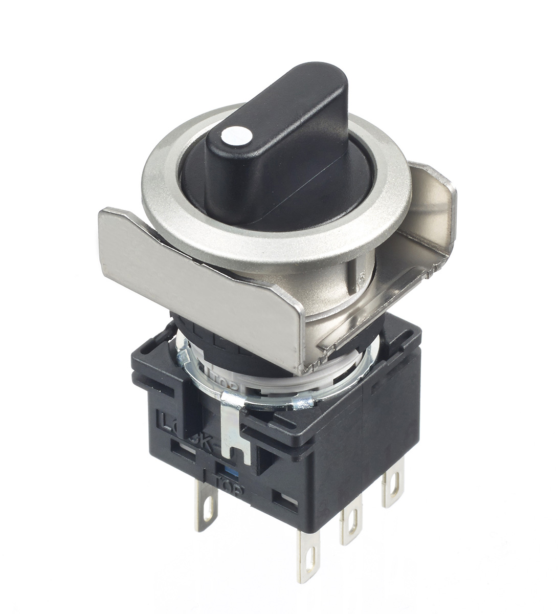 Idec Black Round Push Button Switch