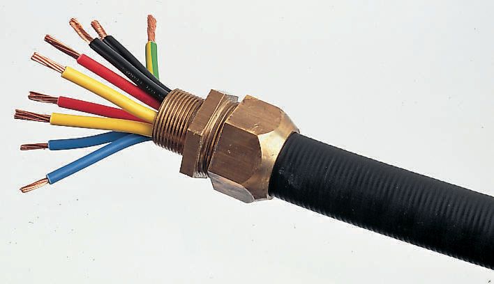 Kopex Pliable Conduit, 32mm Nominal Diameter, Steel, Black