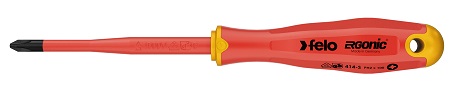 Felo Insulated, PH2 Tip, 125 mm Blade VDE/1000V Approved