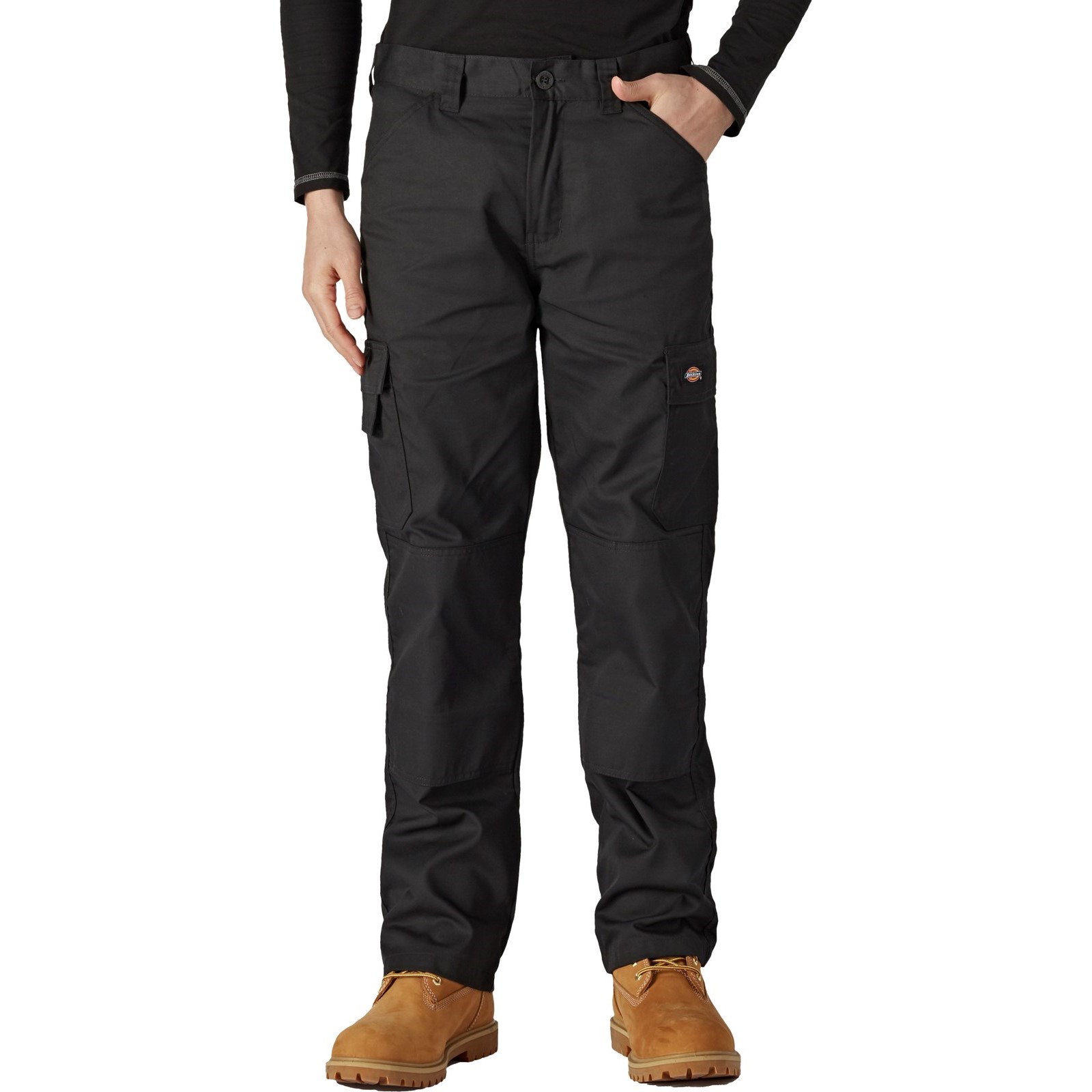 Dickies DK0A867Q Unisex's Black Cotton, Elastane, Polyester, Size 30