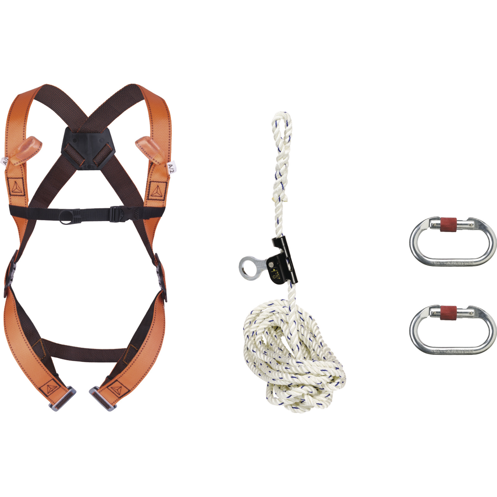 Delta Plus with 2 Adjustable Side Plates, 2 Adjustment Loops, 2 Fall Arrester Anchorage Point Harness