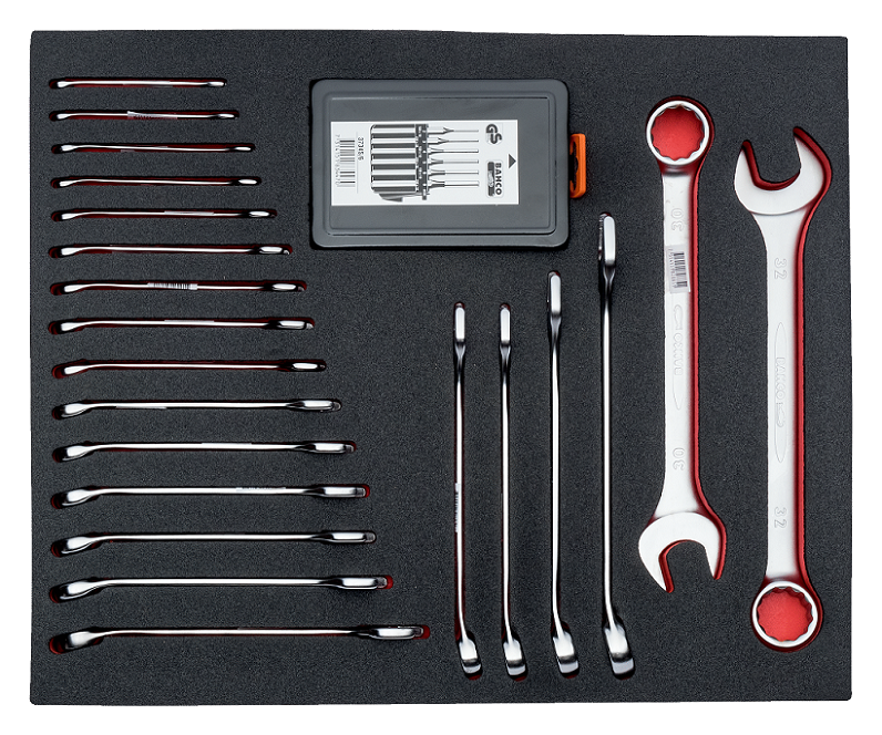 ff1a5002 Bahco 27-Piece Spanner Set, 6 To 32 mm