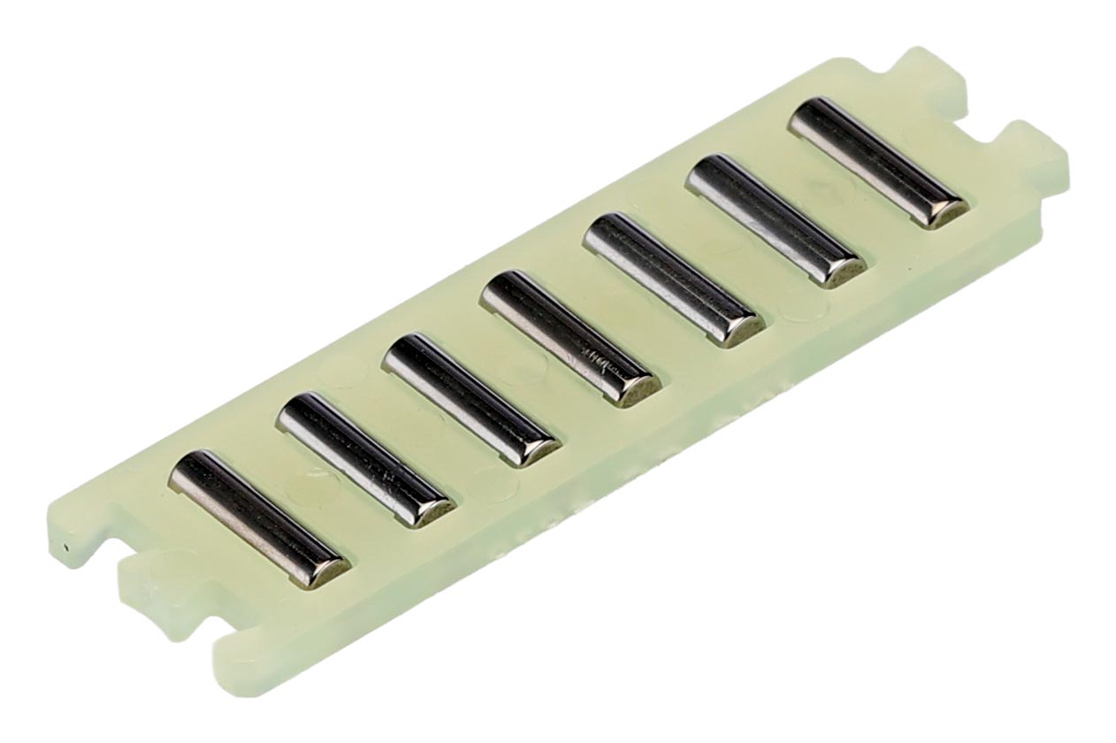INA Single Flat Cage Assembly, 2 mm roller diameter 6.8 mm