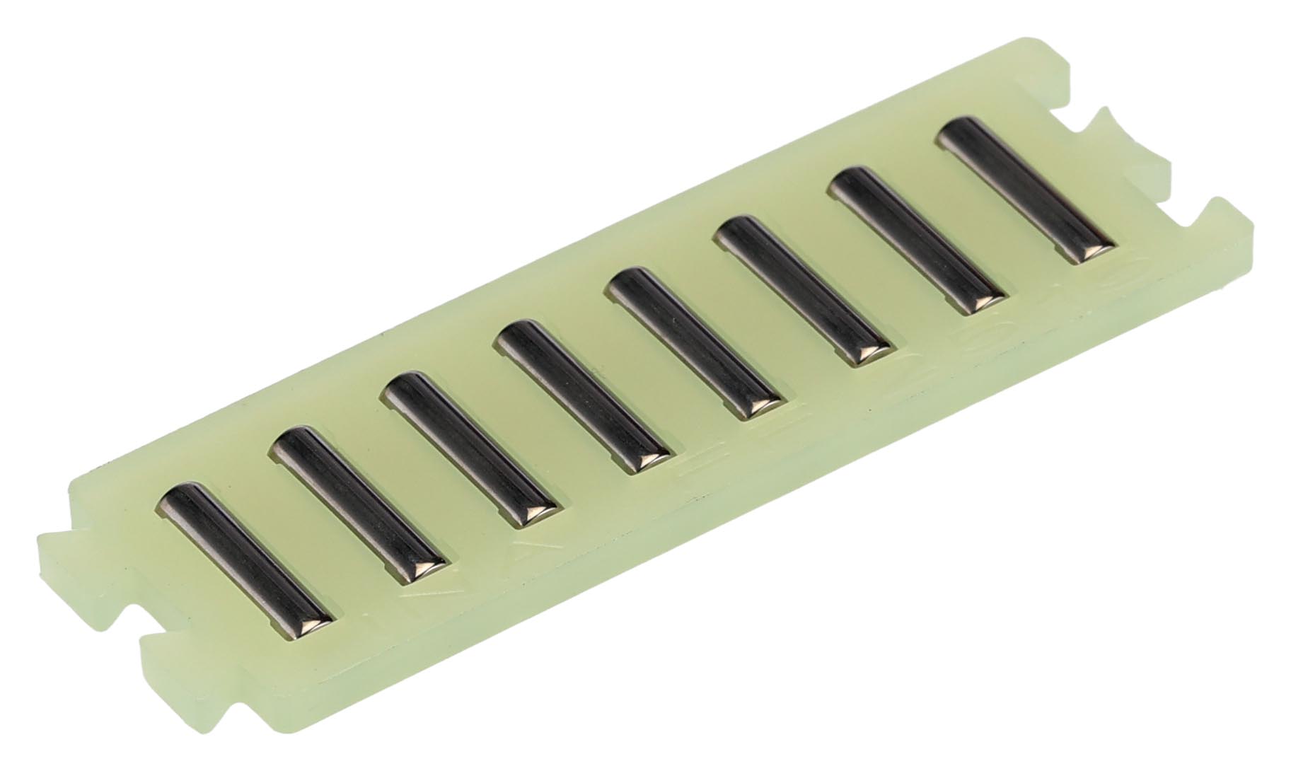 INA Single Flat Cage Assembly, 2.5 mm roller diameter 9.8 mm