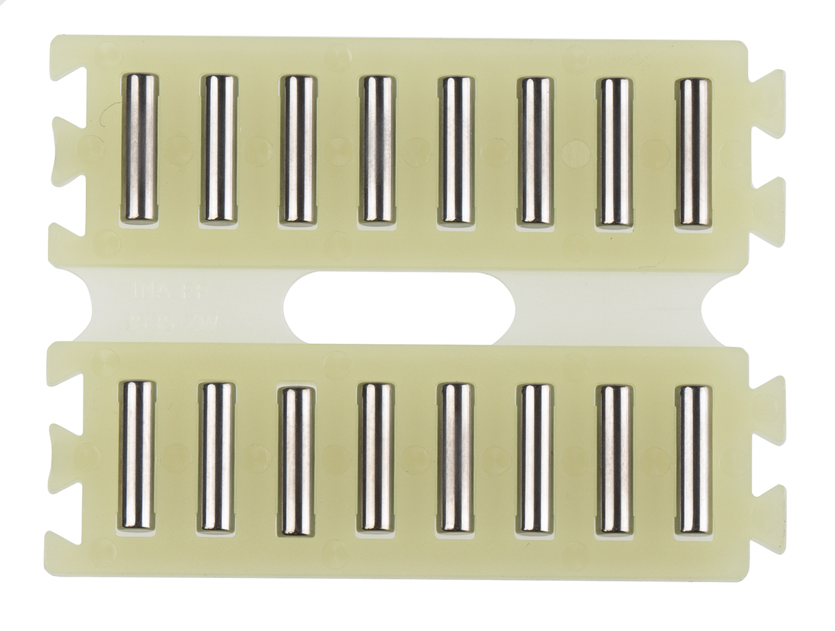 INA Double Flat Cage Assembly, 2.5 mm roller diameter 9.8 mm