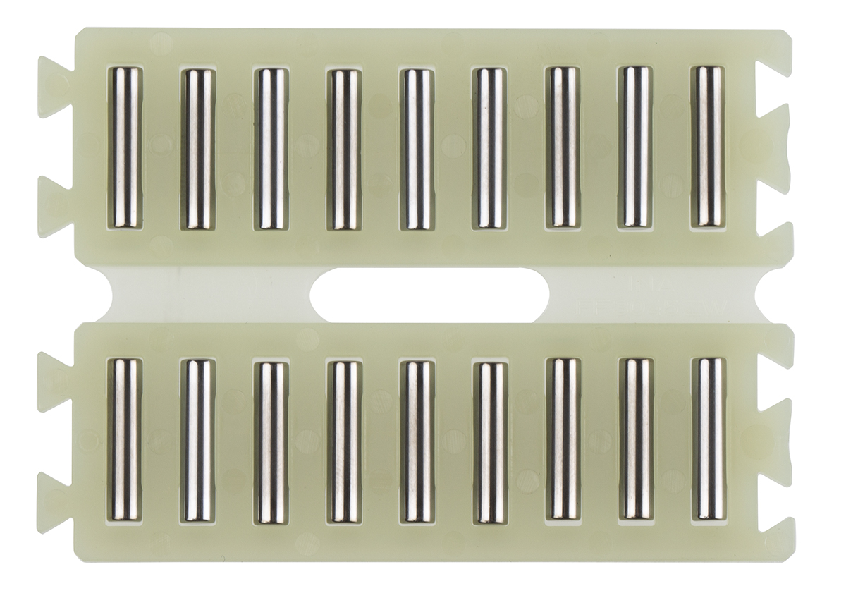 INA Double Flat Cage Assembly, 3 mm roller diameter 13.8 mm