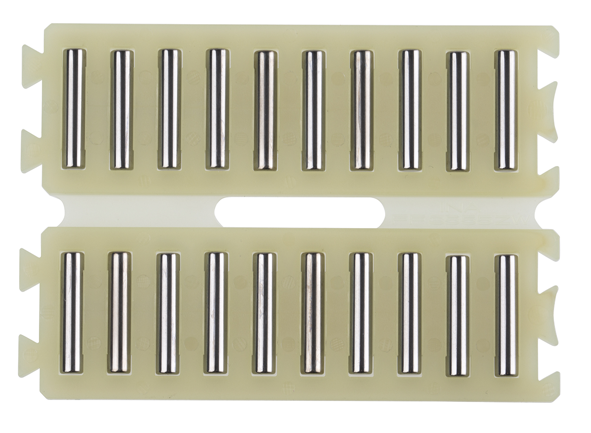 INA Double Flat Cage Assembly, 3.5 mm roller diameter 17.8 mm