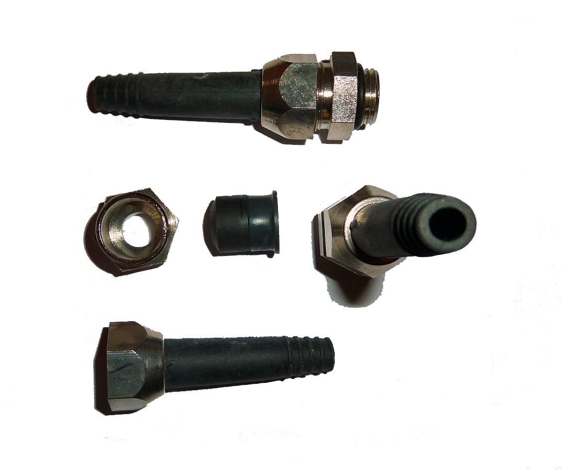 SES Sterling A1 Series Metallic Nickel Plated Brass Cable Gland, PG7 Thread, 4mm min., 6mm max., IP68