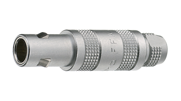 Lemo FFA Series Cable Male NIM CAMAC, 50 Ω, Straight Body Solder