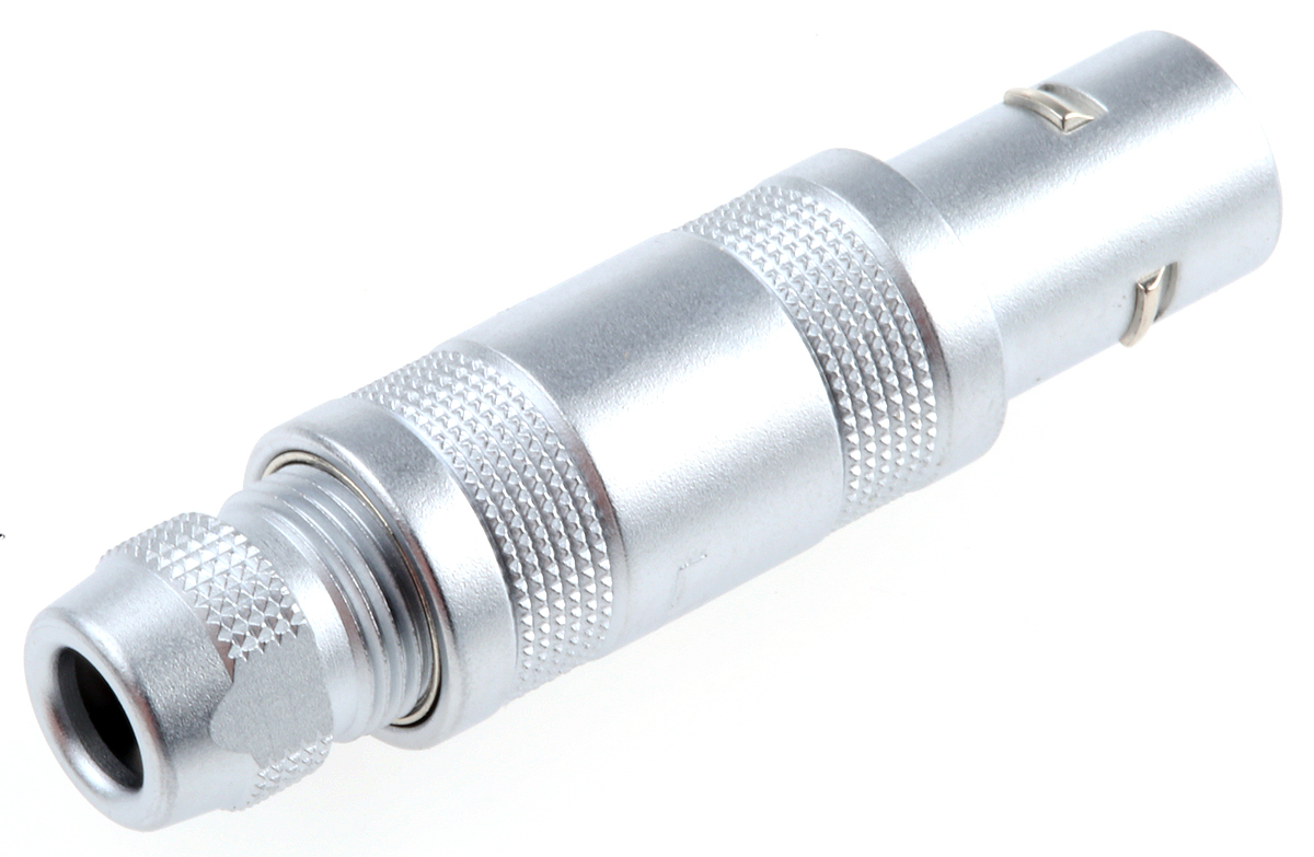 LEMO Circular Connector, 2 Contacts, Cable, 9 mm Connector, Plug, Male, IP50, 0S Series