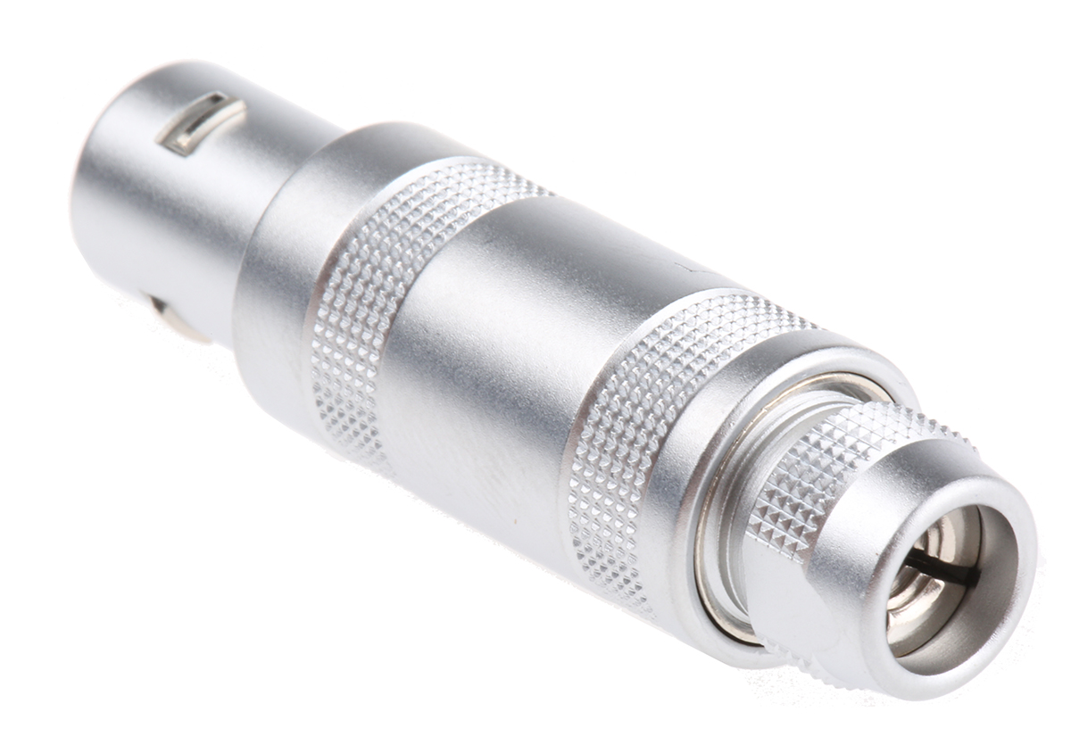 LEMO Circular Connector, 1 Contacts, Cable, 12 mm Connector, Plug, Male, IP50, 1S Series