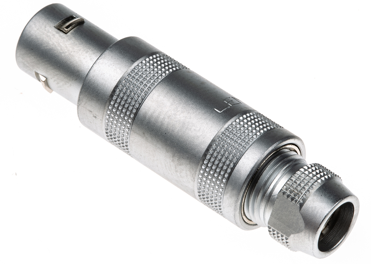 LEMO Circular Connector, 2 Contacts, Cable, 12 mm Connector, Plug, Male, IP50, 1S Series